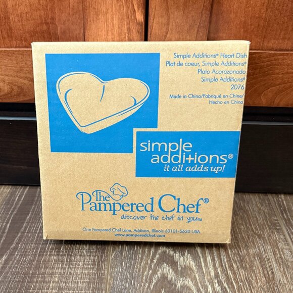 Pampered Chef Simple Additions Heart Dish - Picture 10 of 16